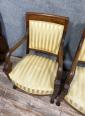 Paire de fauteuils aux Dauphins époque Empire en acajou vers 1810 | Puces Privées