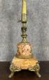 Lampe époque Empire en bronze et marbre | Puces Privées
