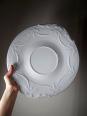 Très grand plat coupe centre de table Lafarge & Co porcelaine Limoges vintage | Puces Privées