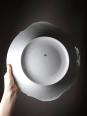 Très grand plat coupe centre de table Lafarge & Co porcelaine Limoges vintage | Puces Privées