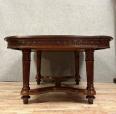 Table a allonges style Louis XVI époque XIXème, en acajou vers 1850 | Puces Privées