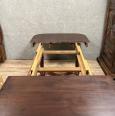 Table a allonges style Louis XVI époque XIXème, en acajou vers 1850 | Puces Privées