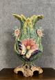 Vase au papillon époque Art Nouveau en Barbotine | Puces Privées
