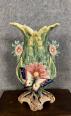 Vase au papillon époque Art Nouveau en Barbotine | Puces Privées