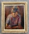 Tableau huile sur panneau époque Art Déco vers 1930 | Puces Privées