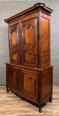 Buffet deux corps style Louis XV en merisier et noyer vers 1880-1900 | Puces Privées