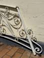 Rampe ou garde corps de montée d'escalier en fer vers 1950 | Puces Privées