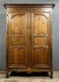 Armoire Lyonnaise époque louis XV en noyer massif | Puces Privées