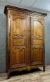 Armoire Lyonnaise époque louis XV en noyer massif | Puces Privées