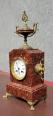 Pendule borne époque Napoléon III en marbre griotte et bronze doré vers 1880 | Puces Privées