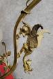 Lustre aux dragons en bronze doré Epoque Napoléon III vers 1880 | Puces Privées