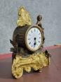 Pendule époque Napoléon III en bronze et régule vers 1880 | Puces Privées