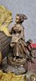 Pendule époque Napoléon III en bronze et régule vers 1880 | Puces Privées