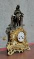 Pendule époque Napoléon III en marbre, bronze et régule vers 1880 | Puces Privées