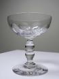 4 Coupes à champagne anciennes cristal taillé Baccart Médicis | Puces Privées