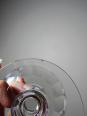 4 Coupes à champagne anciennes cristal taillé Baccart Médicis | Puces Privées