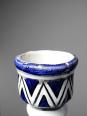 Paire de grands bougeoirs poterie Marocaine 