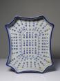 Service à thé chinois style Qing porcelaine caligraphie 
