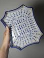 Service à thé chinois style Qing porcelaine caligraphie 