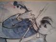 Fusain et aquarelle 