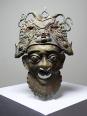 Masque Africain en Bronze vintage Bamoun, Cameroun | Puces Privées