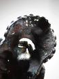 Masque Africain en Bronze vintage Bamoun, Cameroun | Puces Privées