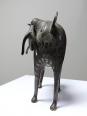 Sujet, lion, hyène, bête en Bronze du Bénin Dahomey Cotonou vintage/ancien | Puces Privées