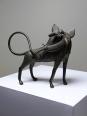 Sujet, lion, hyène, bête en Bronze du Bénin Dahomey Cotonou vintage/ancien | Puces Privées