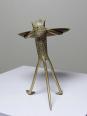 Baguier, coupelle, figurine singe en laiton vintage Dahomey Bénin Afrique | Puces Privées