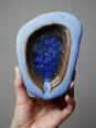 Cendrier céramique artisanale et verre fondu vintage Pieter Groeneveldt | Puces Privées