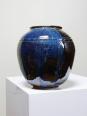 Petit vase vintage/ancien grès très fin émaillé flammé céramique d'art signature | Puces Privées