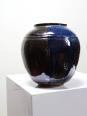 Petit vase vintage/ancien grès très fin émaillé flammé céramique d'art signature | Puces Privées