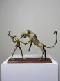 Bronze du Dahomey, Bénin Afrique, vintage/ancien XXe 