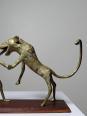 Bronze du Dahomey, Bénin Afrique, vintage/ancien XXe 