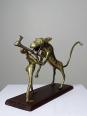 Bronze du Dahomey, Bénin Afrique, vintage/ancien XXe 