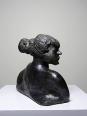 Buste de femme céramique XXe artisanat d'art à identifier | Puces Privées