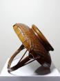 Grand panier à offrandes en bambou asiatique vintage 1920–1950 | Puces Privées