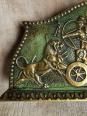 No - 599 - Max Le Verrier 1891 - 1973  porte lettre en bronze au décor de chasse  . | Puces Privées