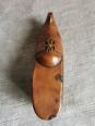 No - 607 - Tabatière en bois sculpté en forme de sabot , époque XIXème siècle | Puces Privées