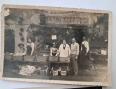 Photo Ancienne Scène De Marché Primeur Marchandes Fruit Légume Vieux Metier Rare | Puces Privées