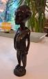 Sculpture Bois EBENE ancien BI COLORE AFRIQUE statue 18cm rare collection Colon | Puces Privées