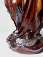 Sculpture religieuse Vierge ancienne en bois sculpté, Immaculée Conception | Puces Privées