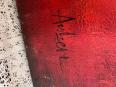 AUBERT - ACRYLIQUE SUR TOILE - 100 cm x100 cm PEINTURE ABSTRAITE | Puces Privées