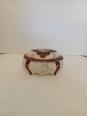 boite a biscuit XIXème en porcelaine de saxe, scene famille exellent état longueur 13 cm, 246 gr | Puces Privées
