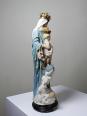 Statue religieuse Notre-Dame des Victoires en plâtre polychrome, début XXe | Puces Privées