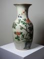 Grand vase chinois grès porcelaineux craquelé 
