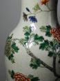 Grand vase chinois grès porcelaineux craquelé 