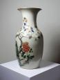 Grand vase chinois grès porcelaineux craquelé 