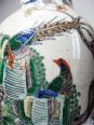 Grand vase chinois grès porcelaineux craquelé 