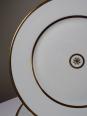 3 Assiettes plates en porcelaine Bernardaud Limoges modèle Sparte vintage | Puces Privées